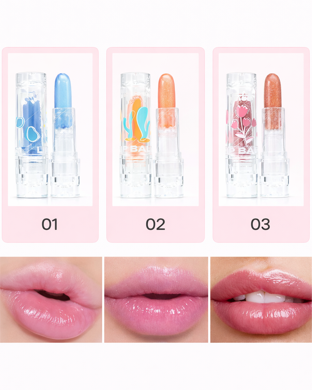 Febble Color-Changing Lip Balm Hydrating Tint Lite