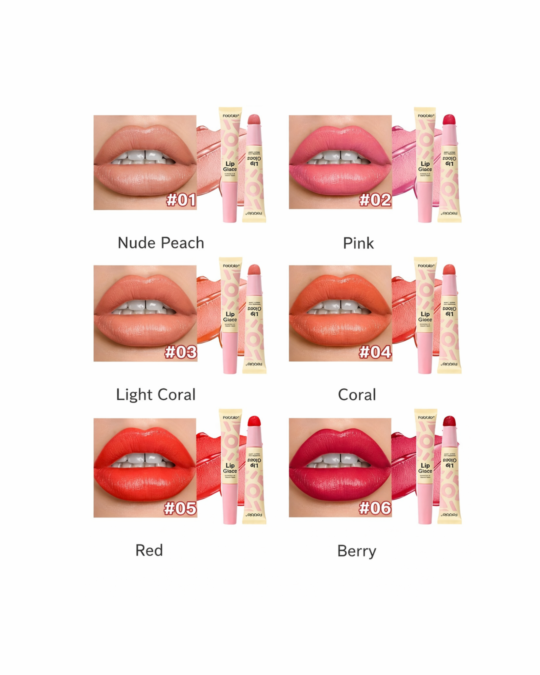 LuxeLip Hydrating Shine Lip Gloss Plush Brush Luxe