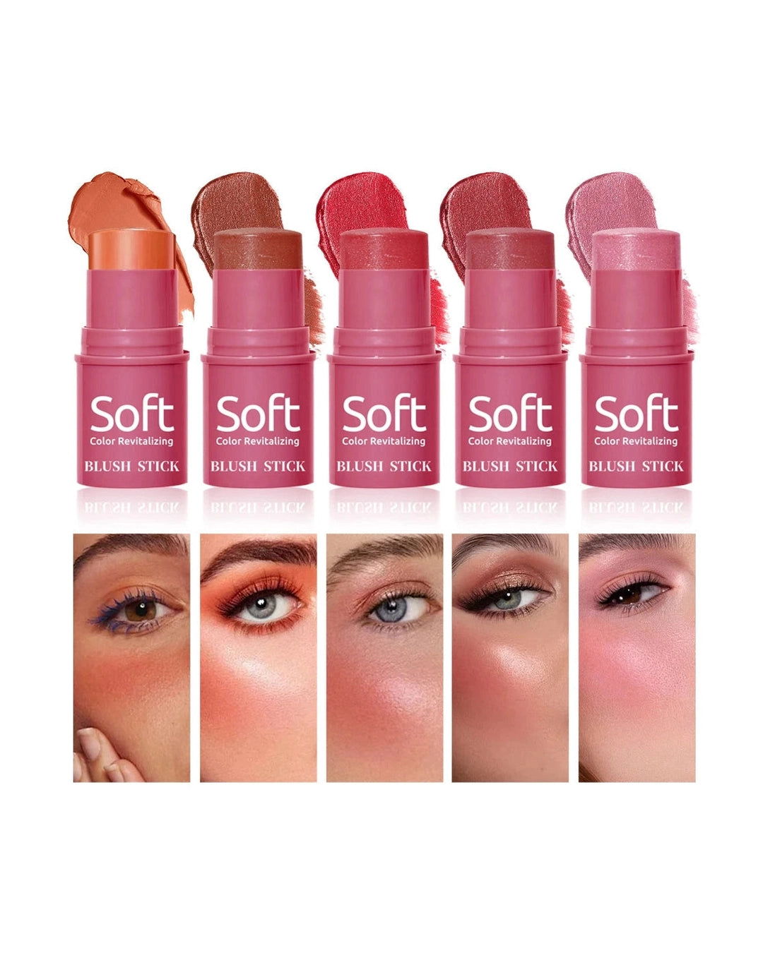 NovaLuxe Five Colorful Long Lasting Tint Stick Set